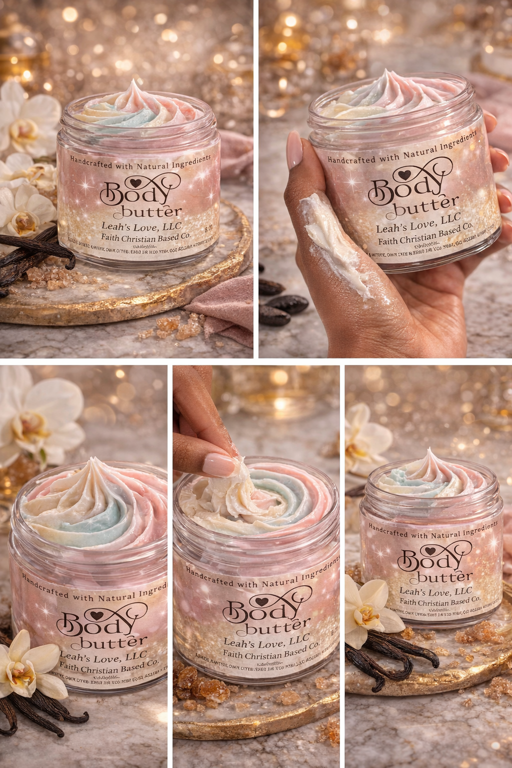 Vanilla Kiss -Whipped Body Butter. 6 Oz (Unisex)