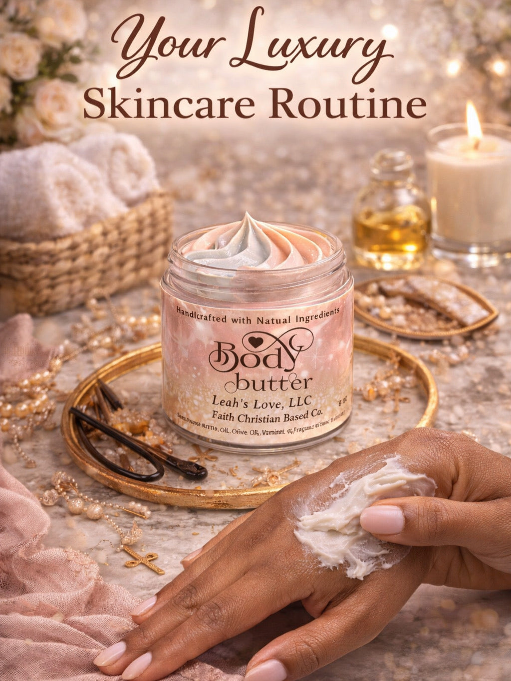 Vanilla Kiss -Whipped Body Butter. 6 Oz (Unisex)