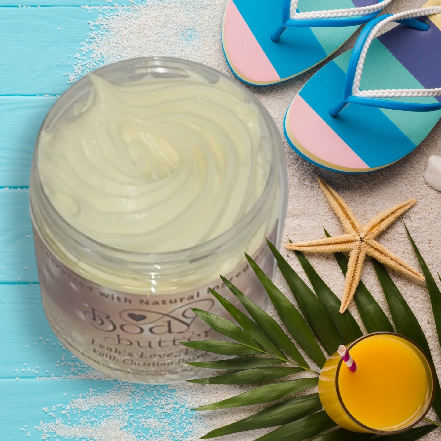 Pina Colada-Whipped Body Butter-,  6 Oz Jar, (Unisex)
